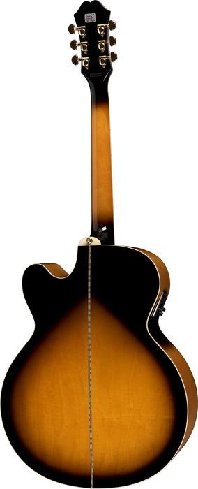 Epiphone Epiphone J-200EC Studio Cutaway Electric Acoustic in Vintage Sunburst - Guitars