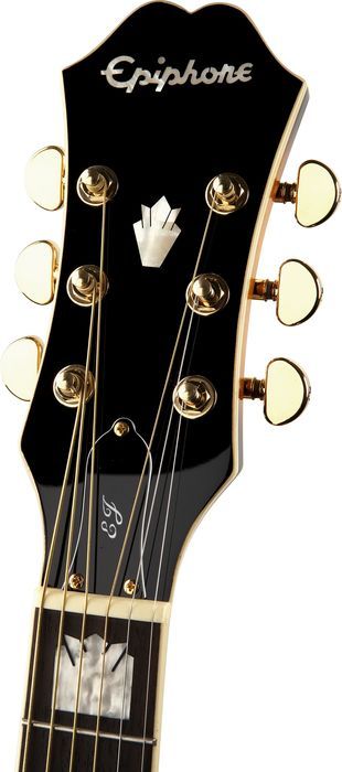 Epiphone Epiphone J-200EC Studio Cutaway Electric Acoustic in Vintage Sunburst - Guitars