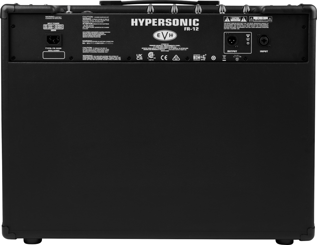 EVH EVH Hypersonic FR-12 Powered FRFR 1000w Cabinet - Black - Guitars