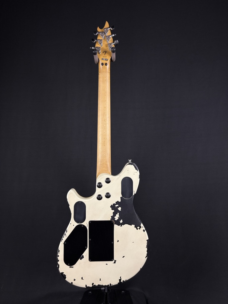 EVH EVH Limited Edition Wolfgang Special Striped Series, Distressed Ivory - Guitars