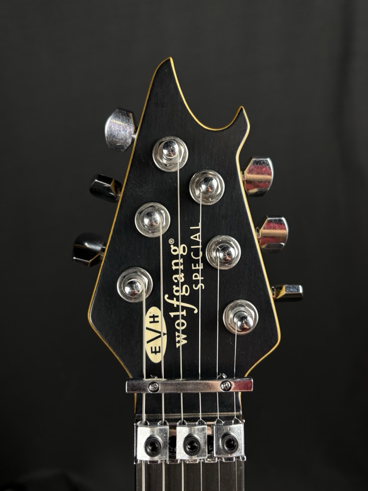 EVH EVH Limited Edition Wolfgang Special Striped Series, Distressed Ivory - Guitars