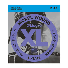 D'Addario EXL115 11-49 Nickel Medium