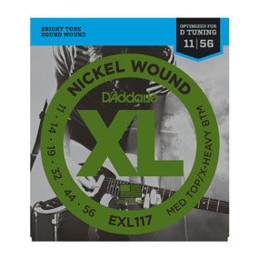 D'Addario EXL117 12-56 Nickel Medium Top  …