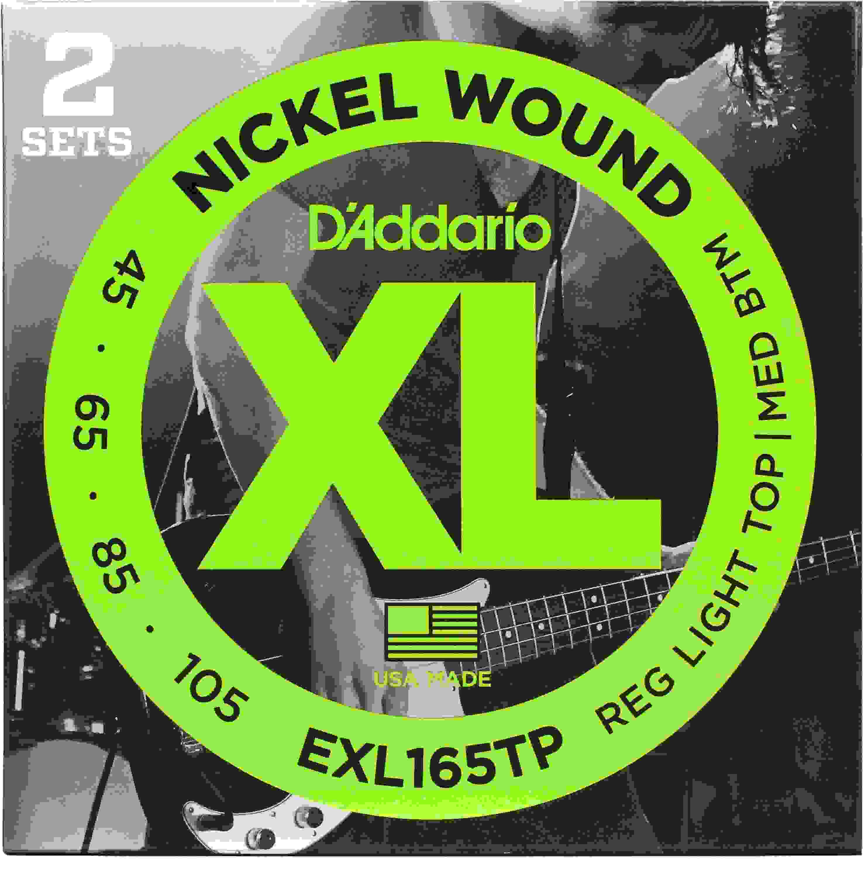 D'Addario D'Addario EXL165 45-105 Bass Medium Light - Strings