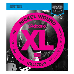 D'Addario D'Addario EXL170BT 45 - 105 Balanced Bass Light Long Scale - Strings