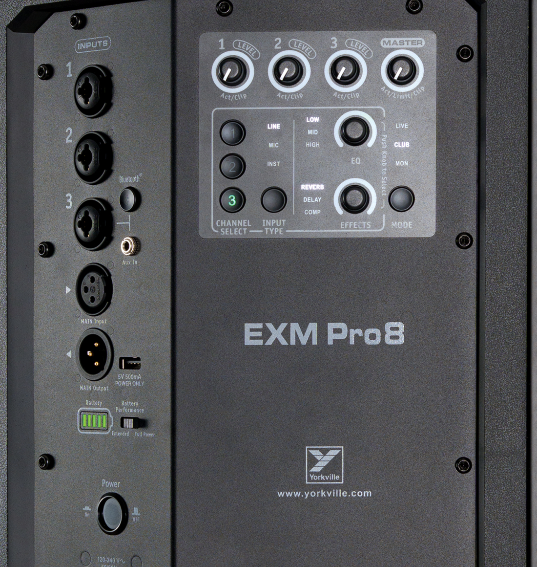 Yorkville Yorkville EXM Pro-8  Battery Powered Loudspeaker - Live Sound, DJ