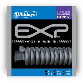 D'Addario D'Addario EXP115 11-49 Coated Electric Blues Jazz Rock - Strings