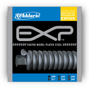 D'Addario D'Addario EXP125 9-46 Coated Electric Super Light Regular - Strings