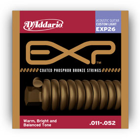D'Addario D'Addario EXP26 Coated Acoustic Custom - Strings