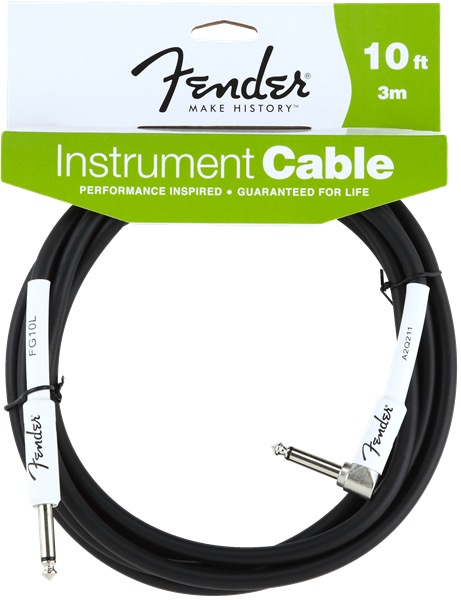Fender Fender 10 Foot Angled Instrument Cable - Cables