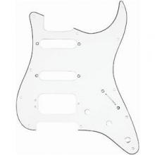 Fender 11 Hole HSS Strat 3 Ply Pickguard In White
