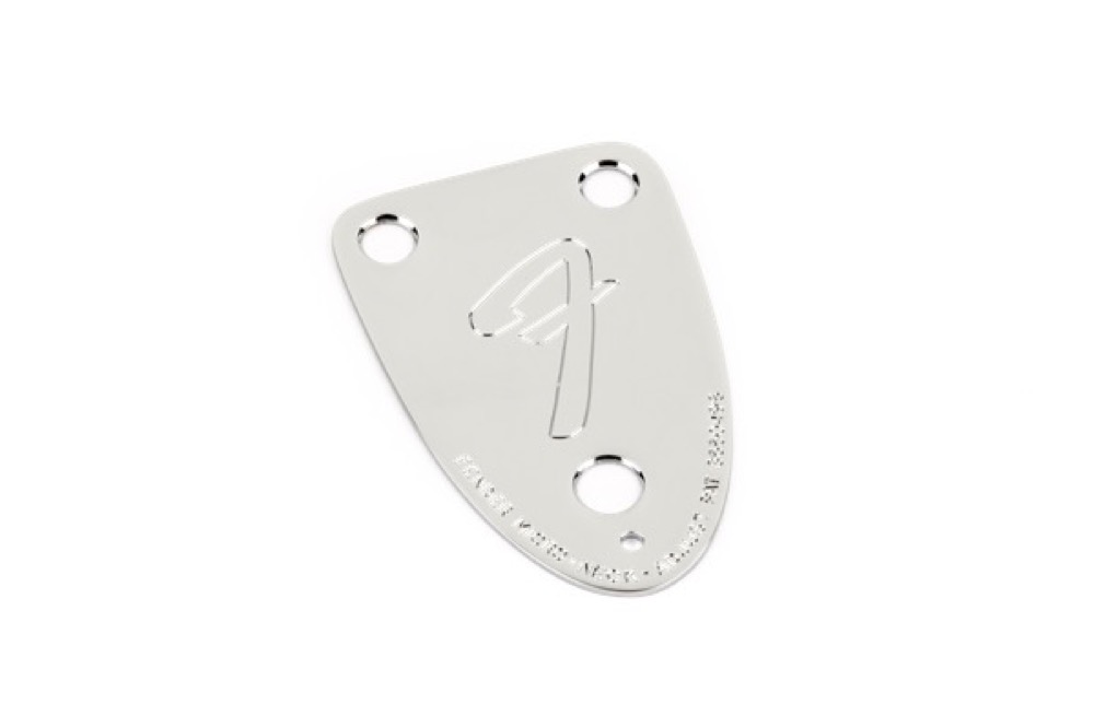 Fender Neck Plate 3 Bolt Tilt - Chrome