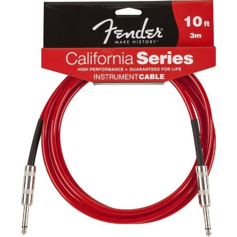 Fender Fender 10 Foot  California Cable In CA Red - Cables