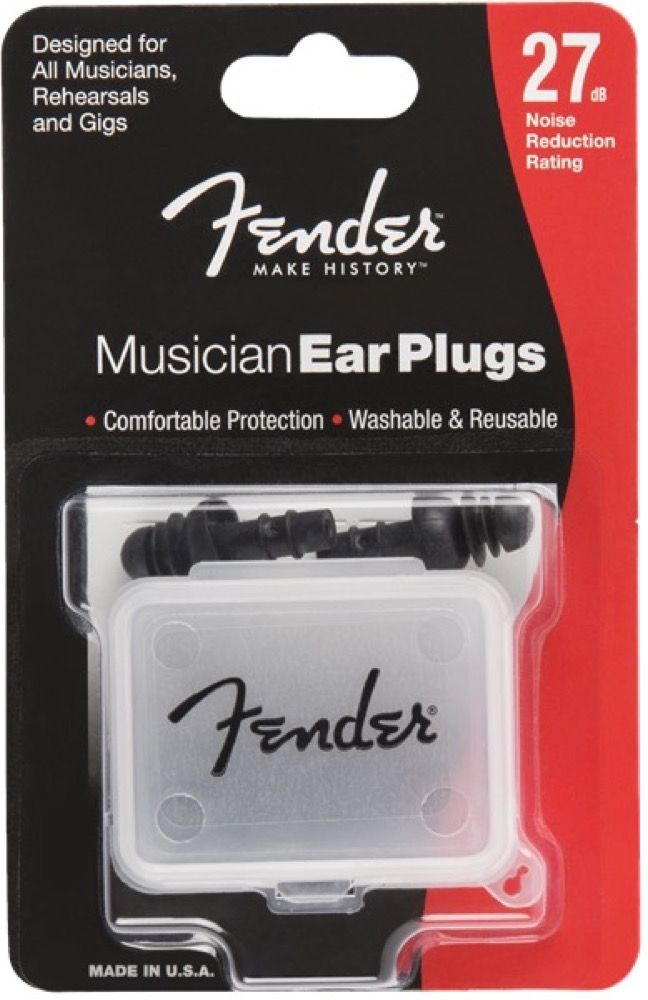 Fender Musician Ear Plugs 27db Noise Reduction