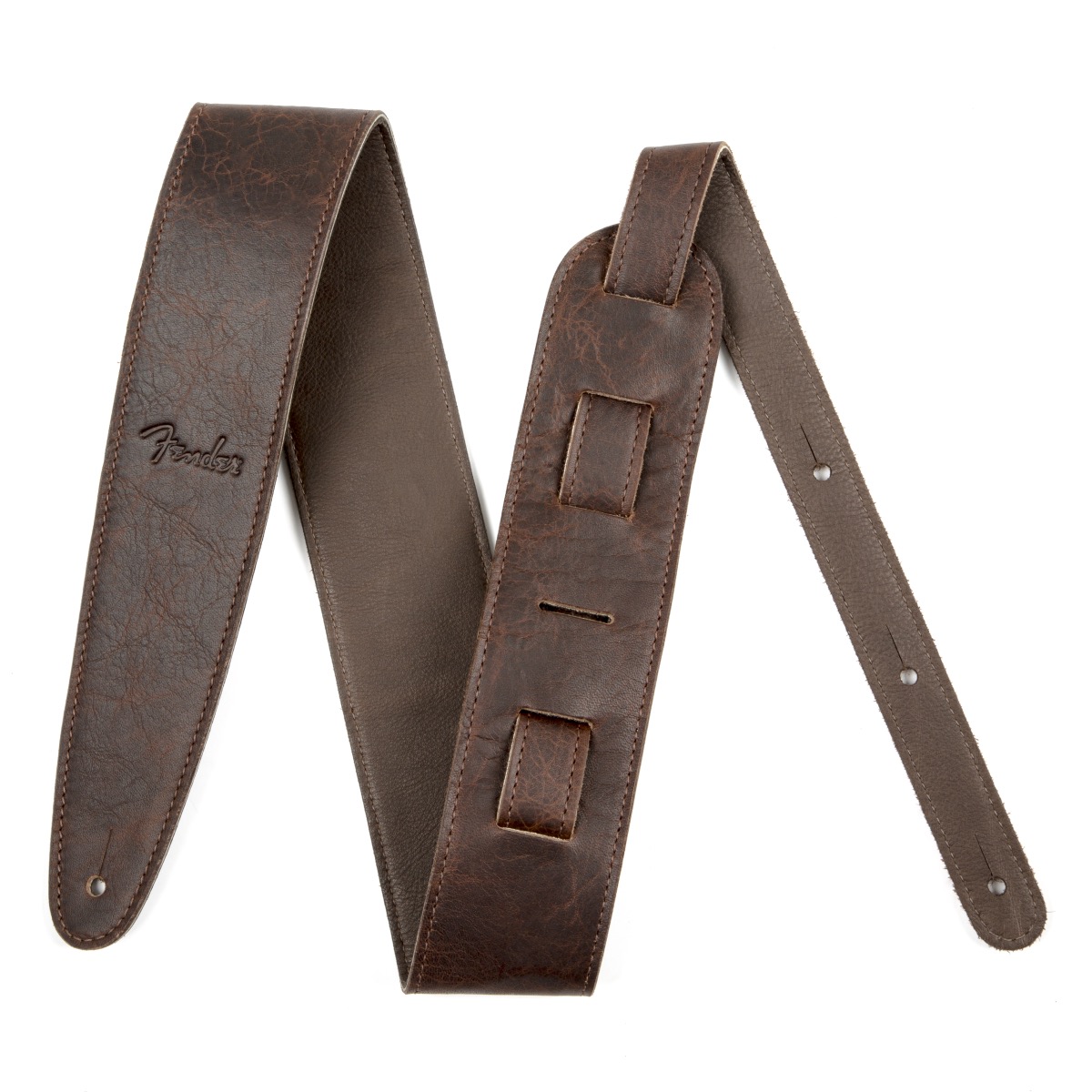 Fender Fender Strap 2" Artisan Leather - Brown - Guitars