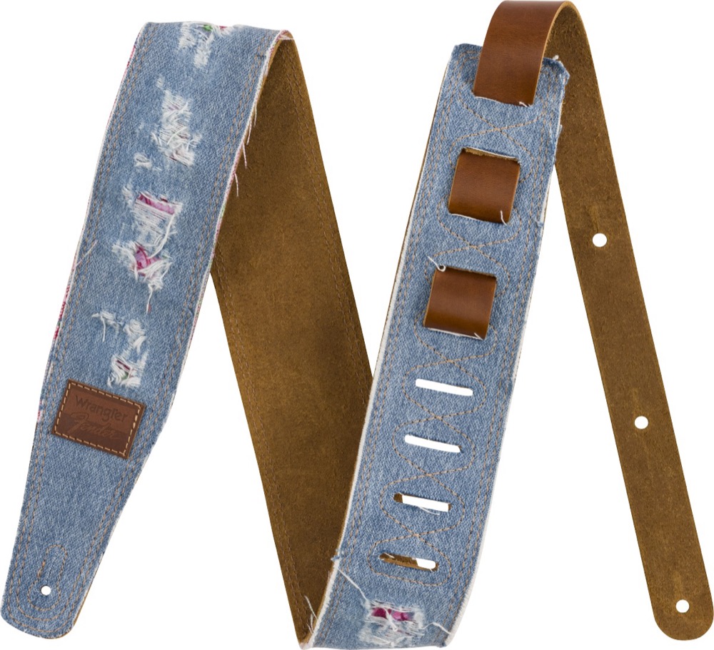 Fender Fender Strap 2" Wrangler X Denim Strap - Indigo - Guitars