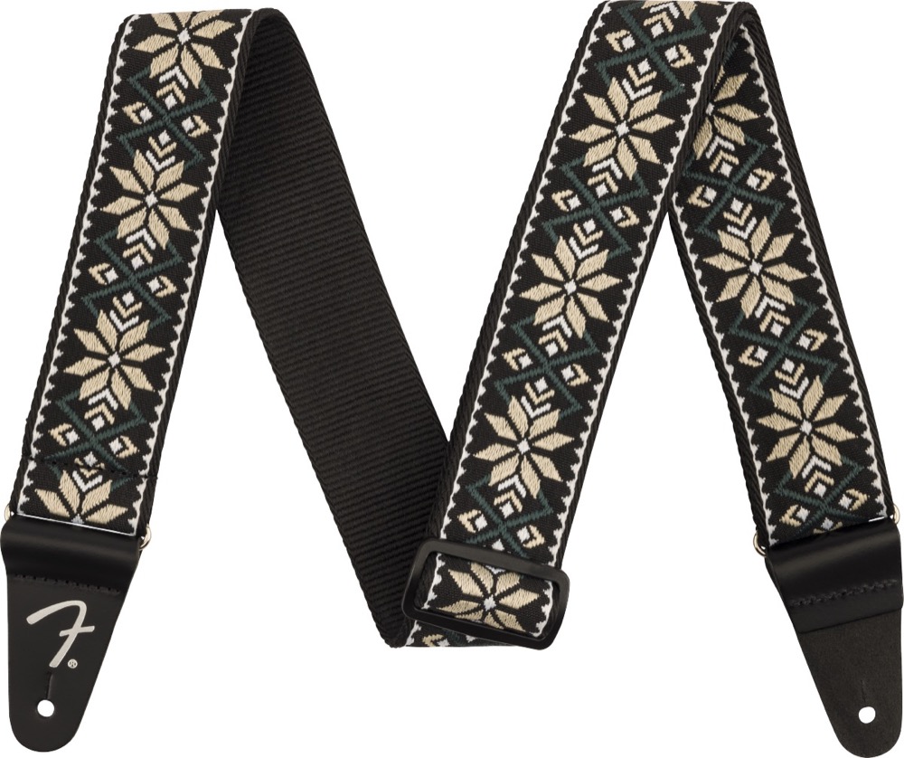 Fender Fender Strap 2" Pasadena Woven Strap - Yellow Snowflake - Guitars
