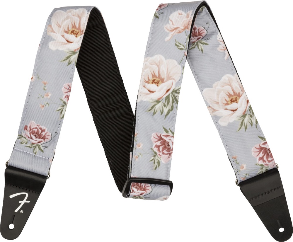Fender Fender Strap 2" Floral - Gray - Guitars