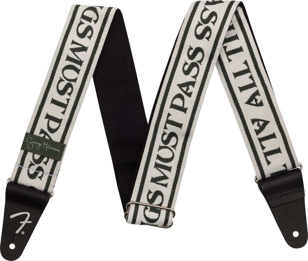 Fender Fender Strap George Harrison All Things Must Pass Logo - White - Guitars