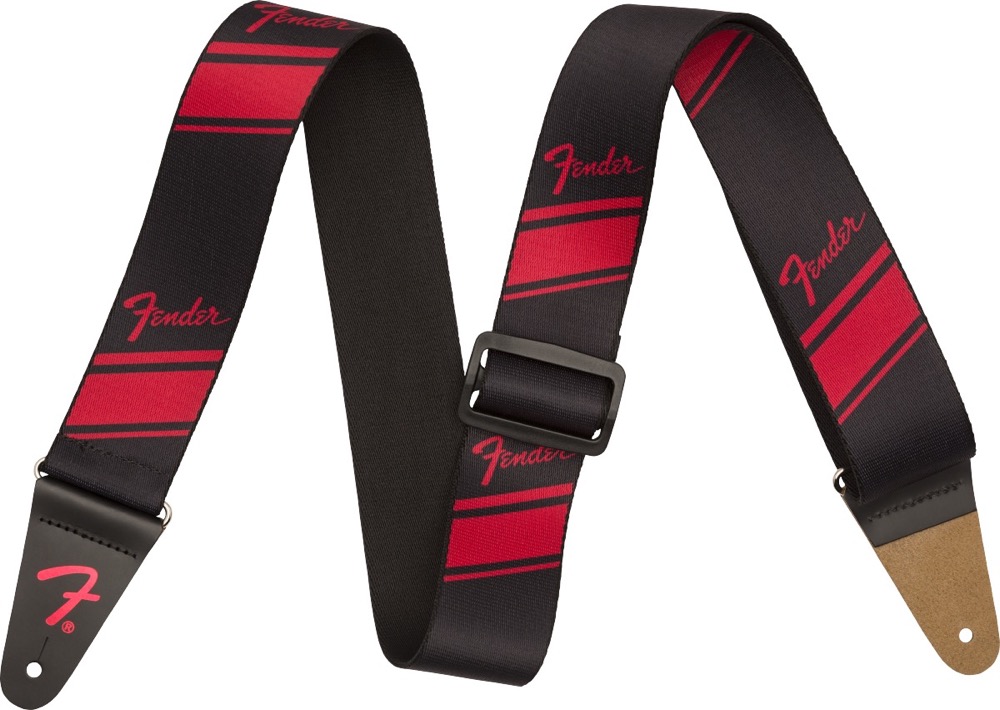 Fender Fender Strap 2" Competition Stripe Ruby - Guitars