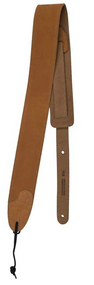 Fender Fender Strap 2.5" F Suede Tan - Guitars
