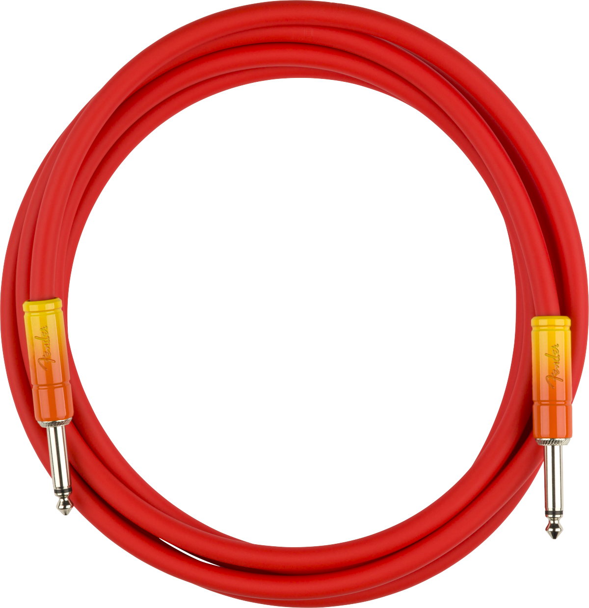 Fender Fender 10 Foot Ombre Series Instrument Cable In Tequila Sunrise - Cables