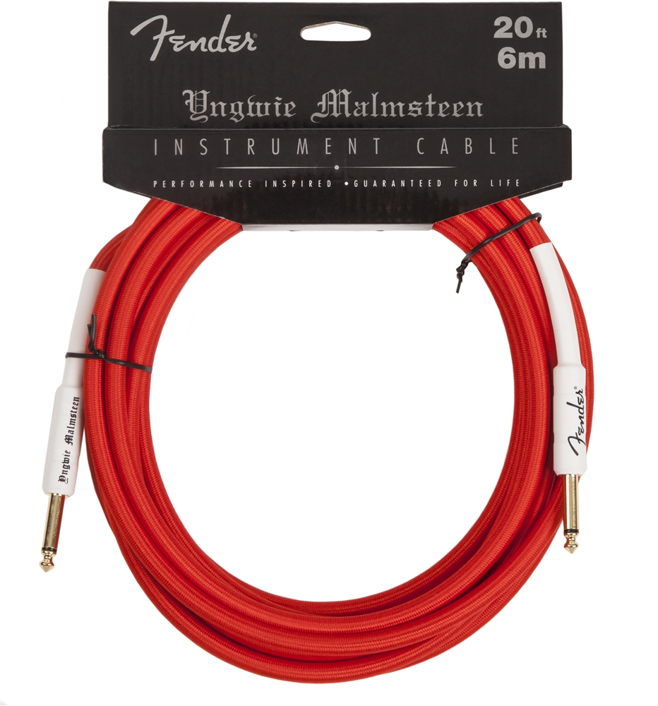 Fender Fender YJM 20 Foot Instrument Cable Red - Cables
