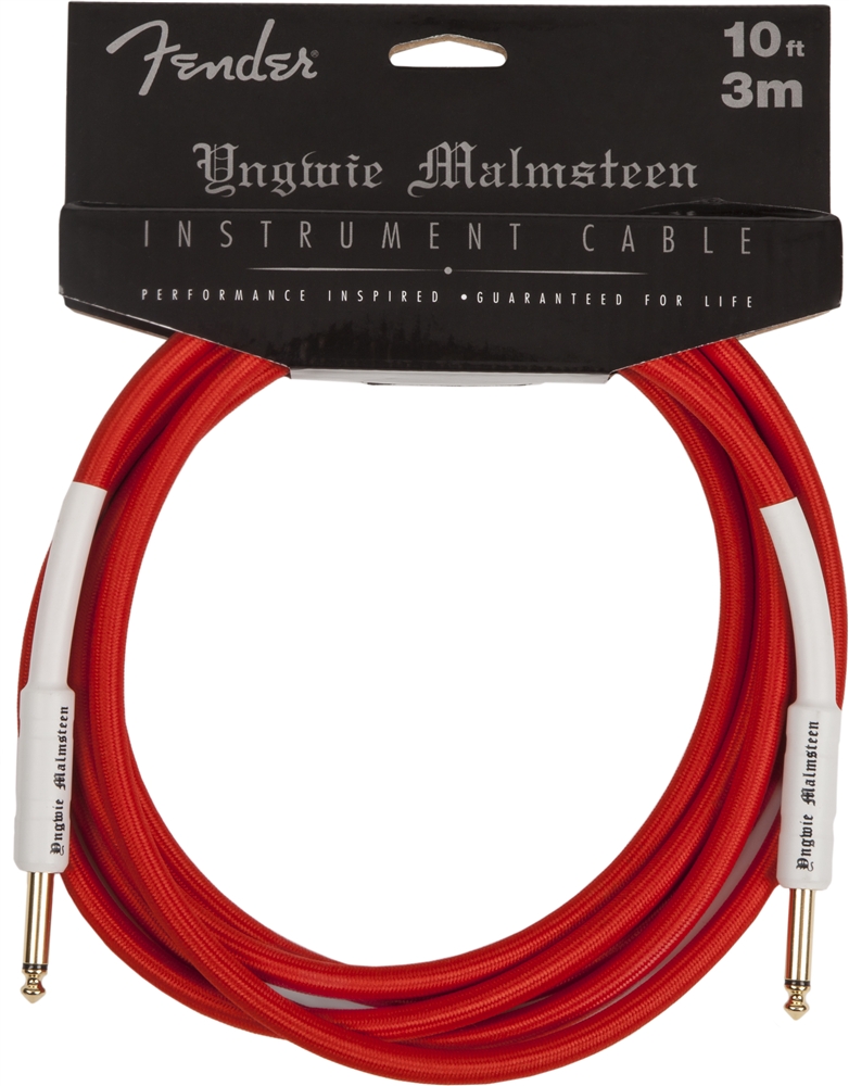 Fender Fender YJM 10 Foot Instrument Cable Red - Cables