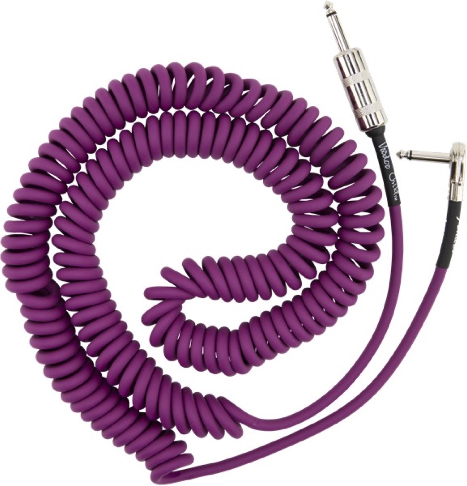 Fender Fender 30 Foot Jimi Hendrix Voodoo Child Coil Cable In Purple - Cables