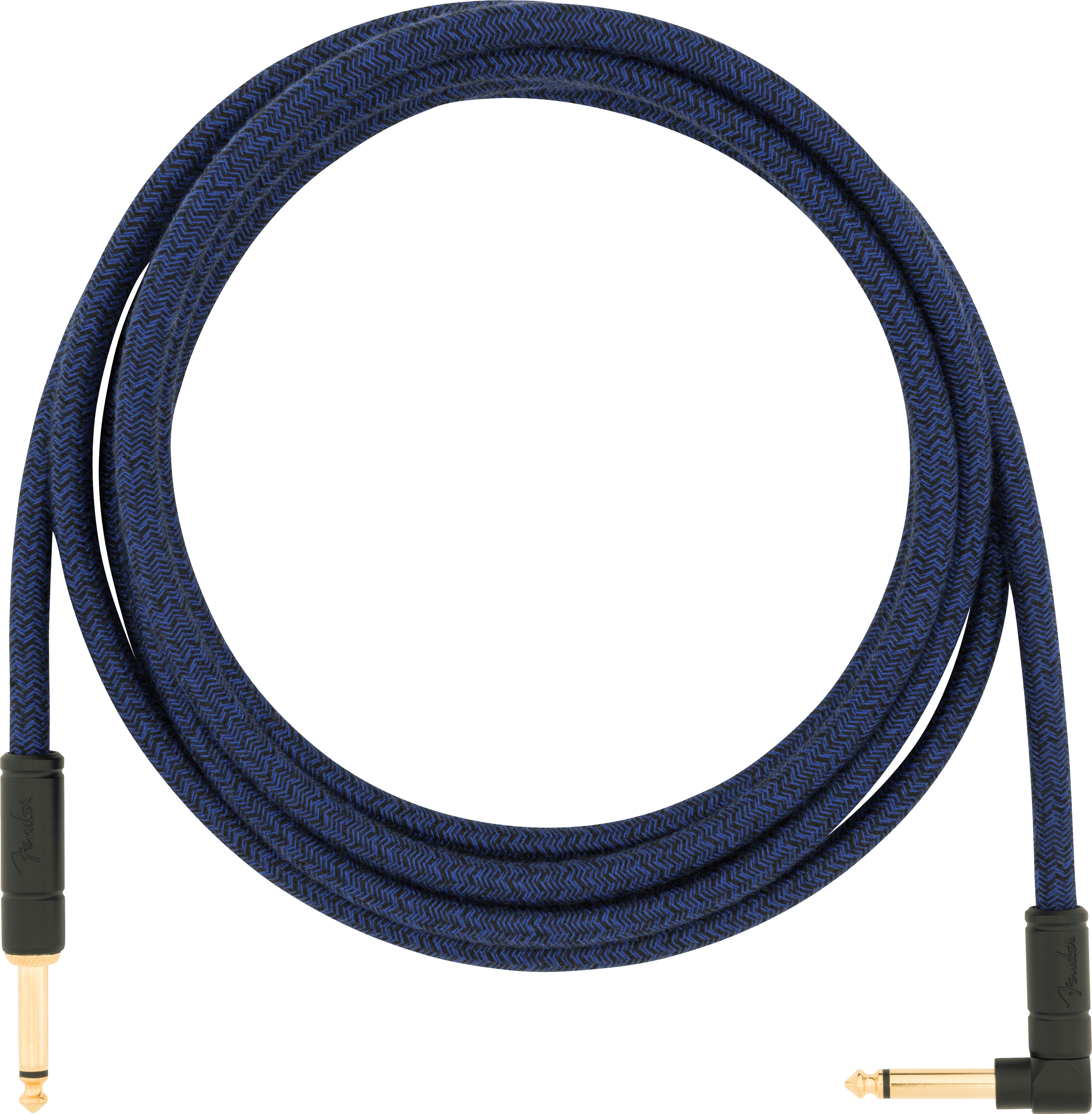 Fender Fender 10 Foot Festival Instrument Cable Straight-Angle, Blue Dream - Cables