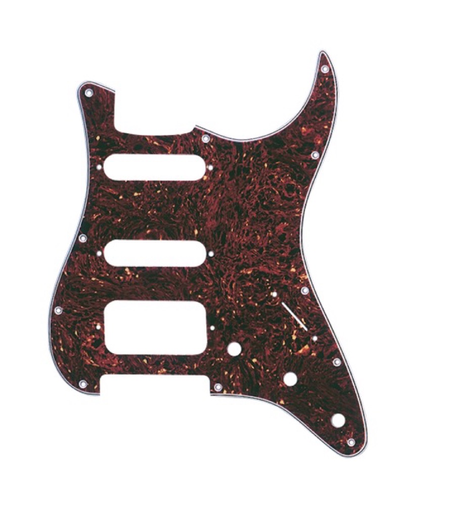 Fender Pickguard 11 Hole Strat HSS In  …