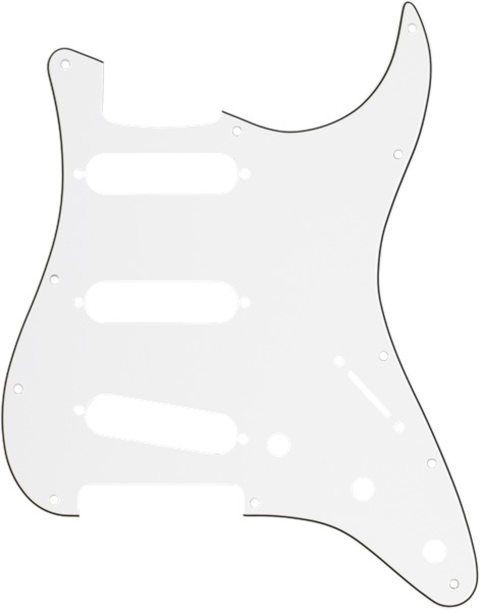 Fender Fender Pickguard Strat Parchment - Guitars