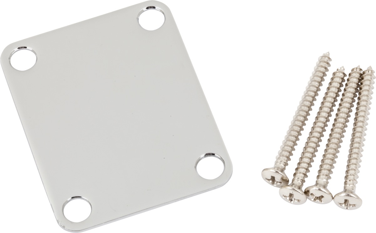 Fender Fender Plain 4 Bolt Neck Plate - Guitars