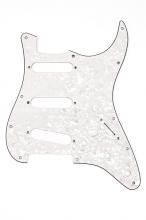 Fender Strat Pickguard White Pearl Moto 11 Hole