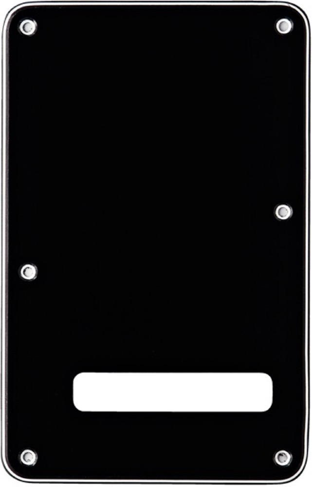 Fender Back Plate Strat Blk/Wht/Blk