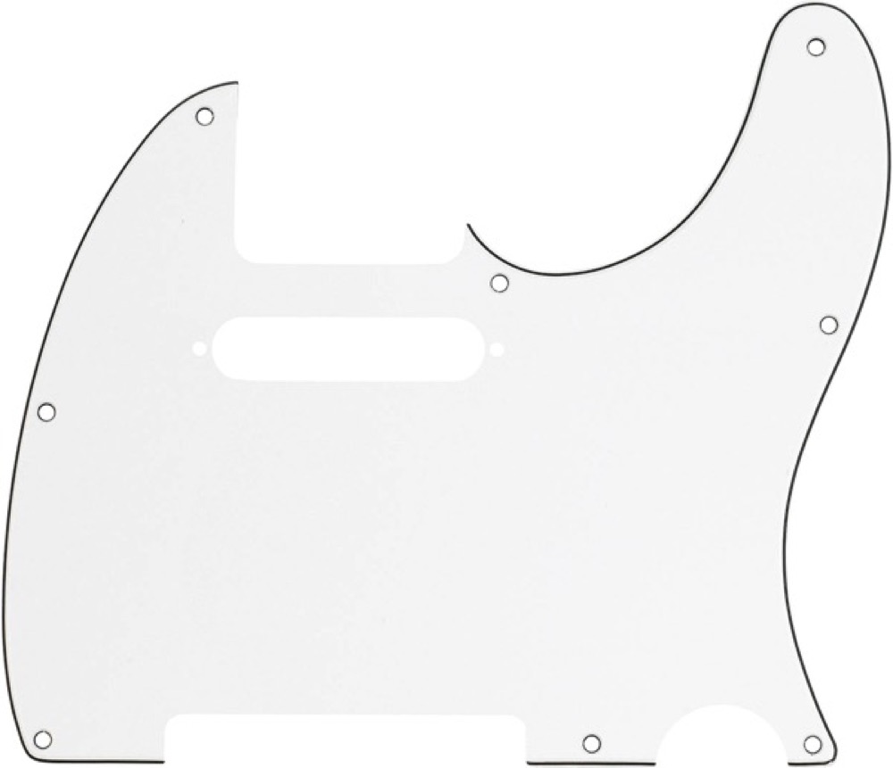 Fender Pickguard Tele Parchment