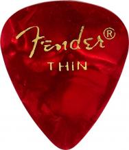 Fender Pick Pack 12 Premium Celluloid Red  …