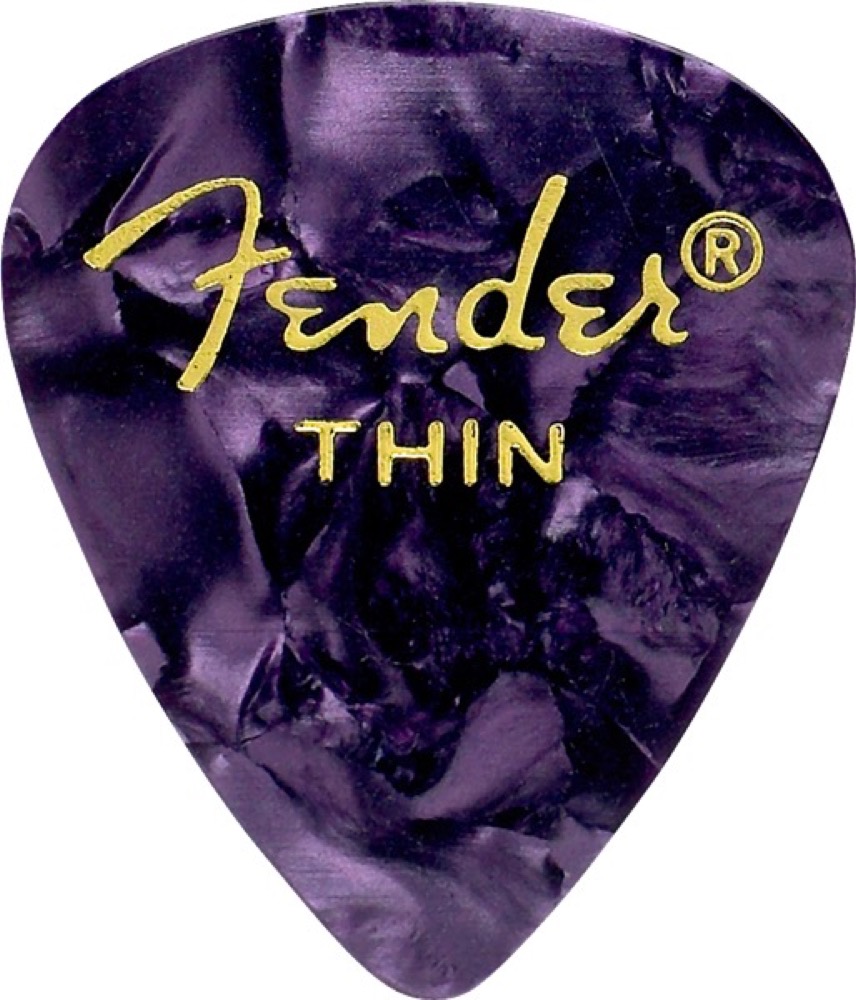 Fender Pick Pack 12 Premium Celluloid Purple  …