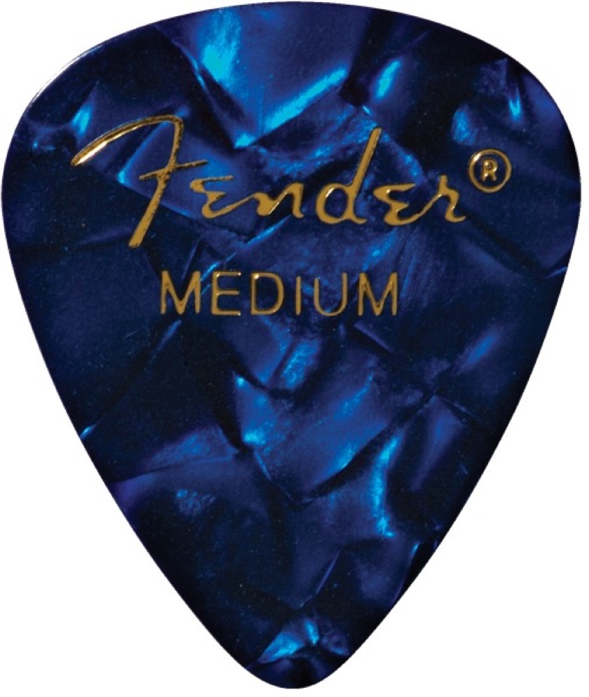 Fender Pick Pack 12 Premium Celluloid Blue  …