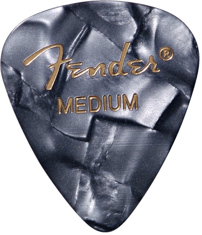 Fender Pick Pack 12 Premium Celluloid Black  …