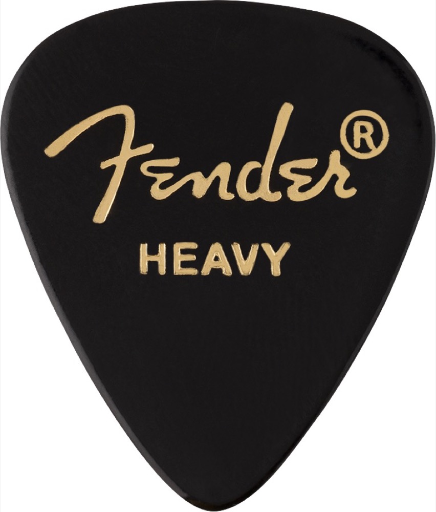 Fender Pick Pack 12 Premium Celluloid Black  …