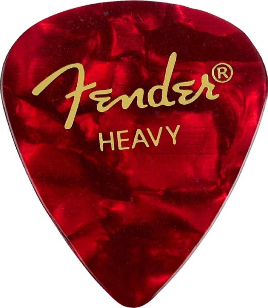 Fender Pick Pack 12 Premium Celluloid Red  …