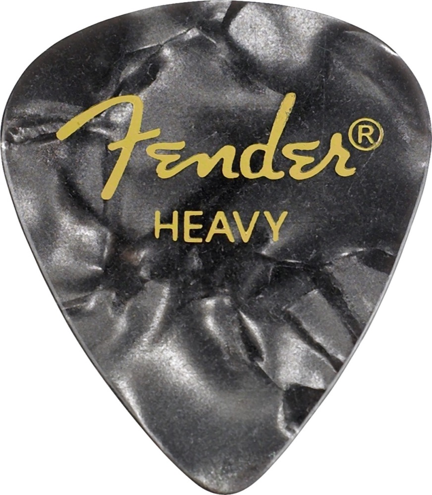 Fender Pick Pack 12 Premium Celluloid Black  …