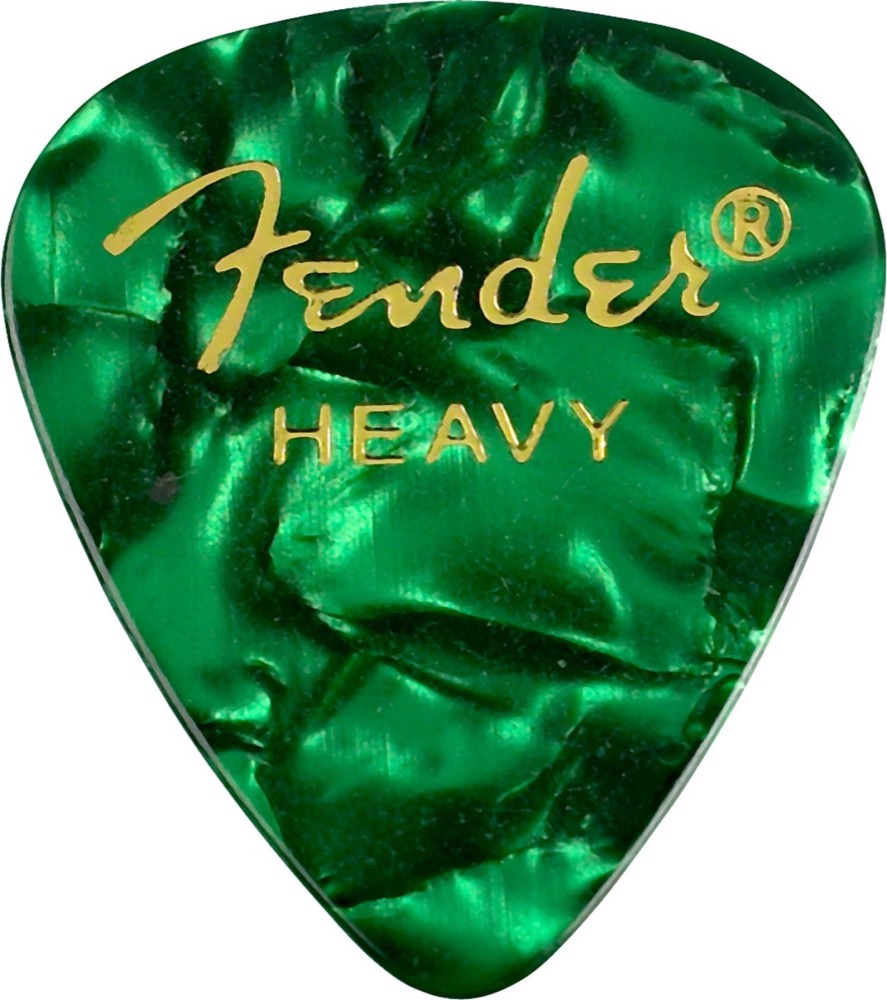 Fender Pick Pack 12 Premium Celluloid Green  …