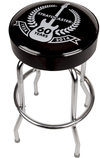 Fender Fender 30 Inch 60th Anniversary Logo Bar Stool - Stands