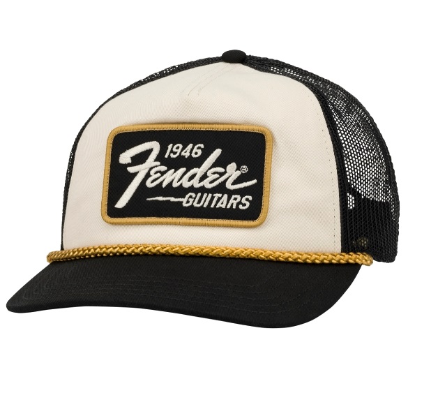 Fender Hat - 1946 Gold Braid, Black