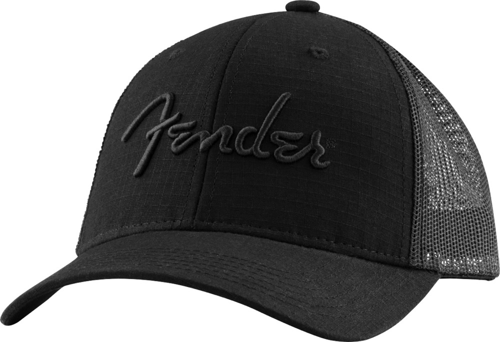 Fender Snap Back Pick Holder Hat - Black