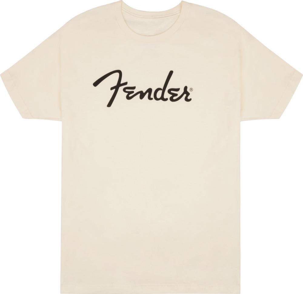 Fender T-Shirt Spaghetti Logo Olympic White - XL