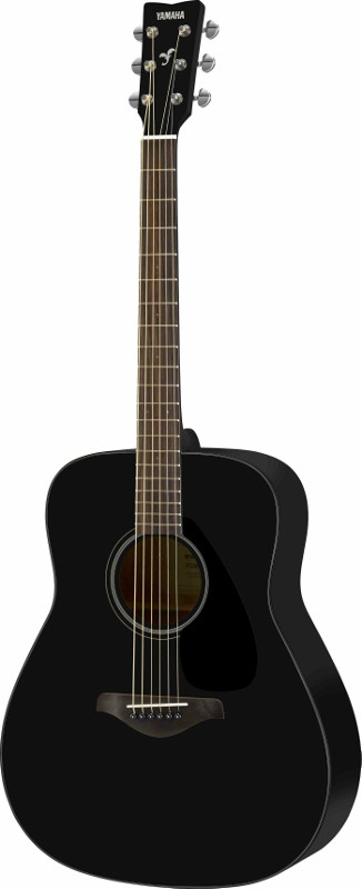 Yamaha FG800 Solid Spuce Top In Black