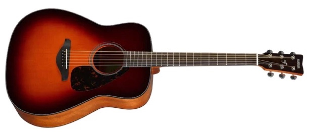 Yamaha FG800 J Solid Spuce Top In Brown Sunburst